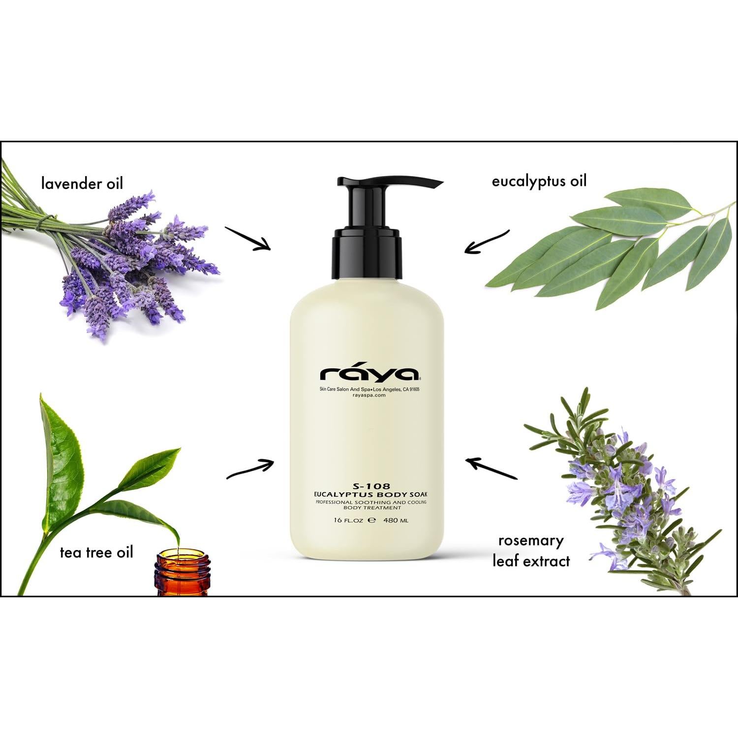 Baño de Eucalipto RAYA 473 ml | Tratamiento Relajante Pies y Manos