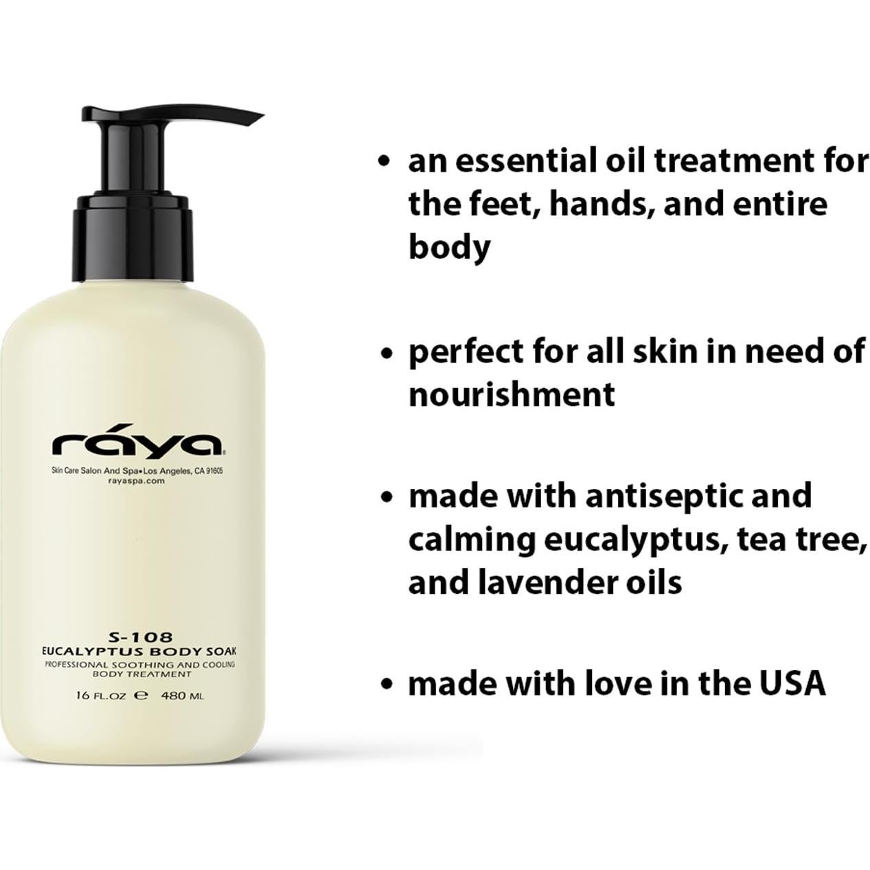 Baño de Eucalipto RAYA 473 ml | Tratamiento Relajante Pies y Manos