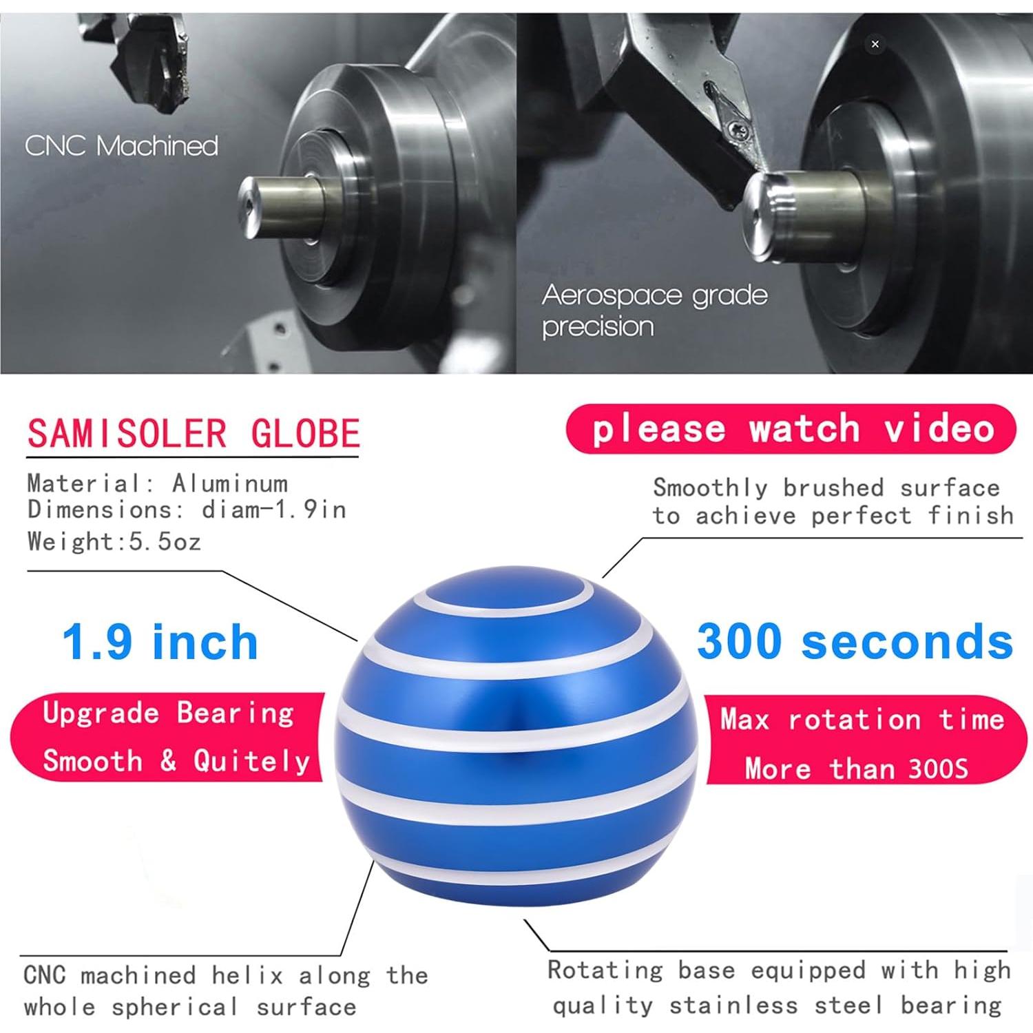 Juguete Cinético de Escritorio Samisoler 4.83 cm Alivio Estrés