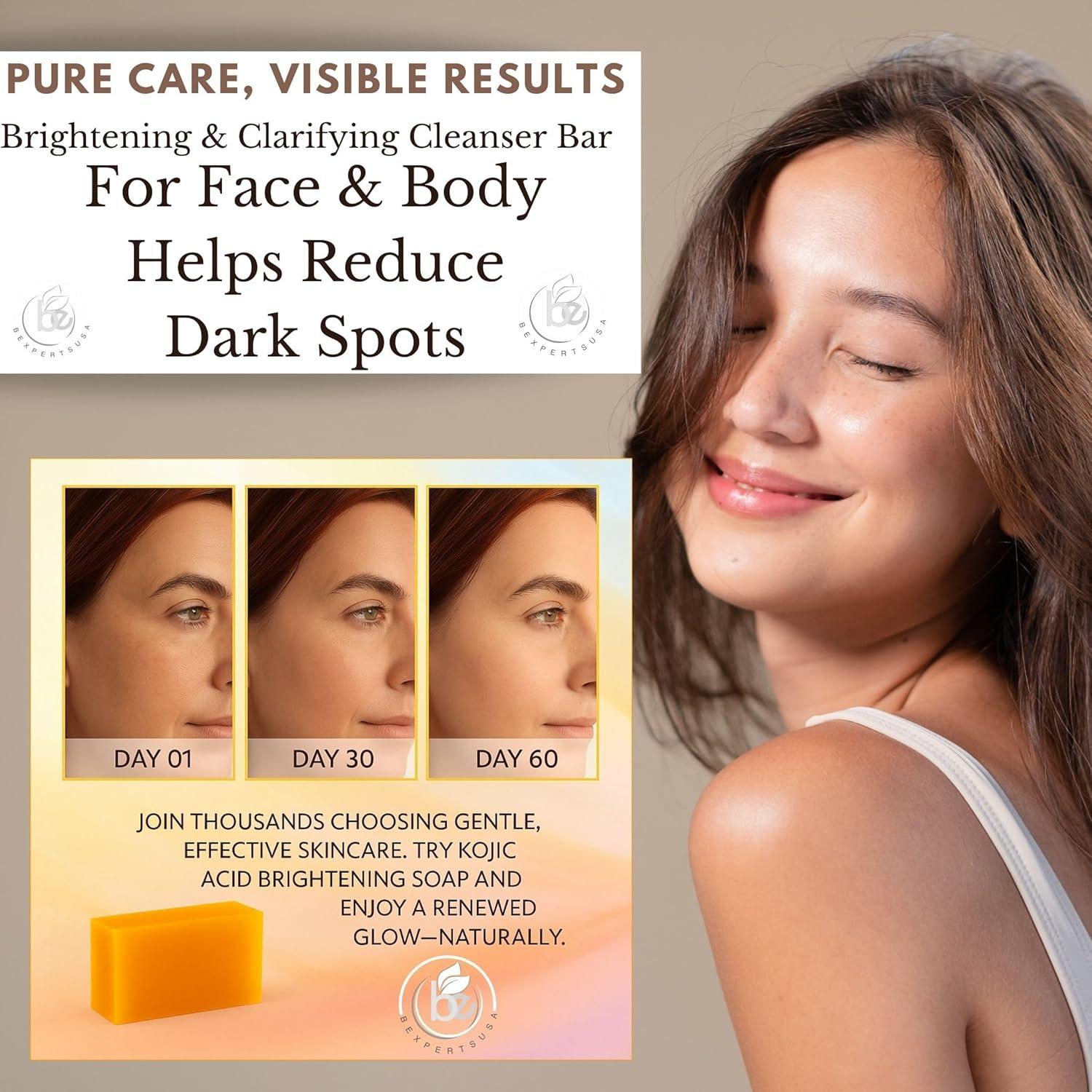 Jabón Aclarante Ácido Kójico B-Experts 2x100g Hidratante