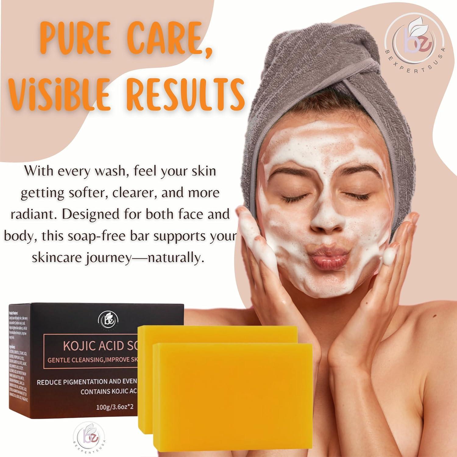 Jabón Aclarante Ácido Kójico B-Experts 2x100g Hidratante