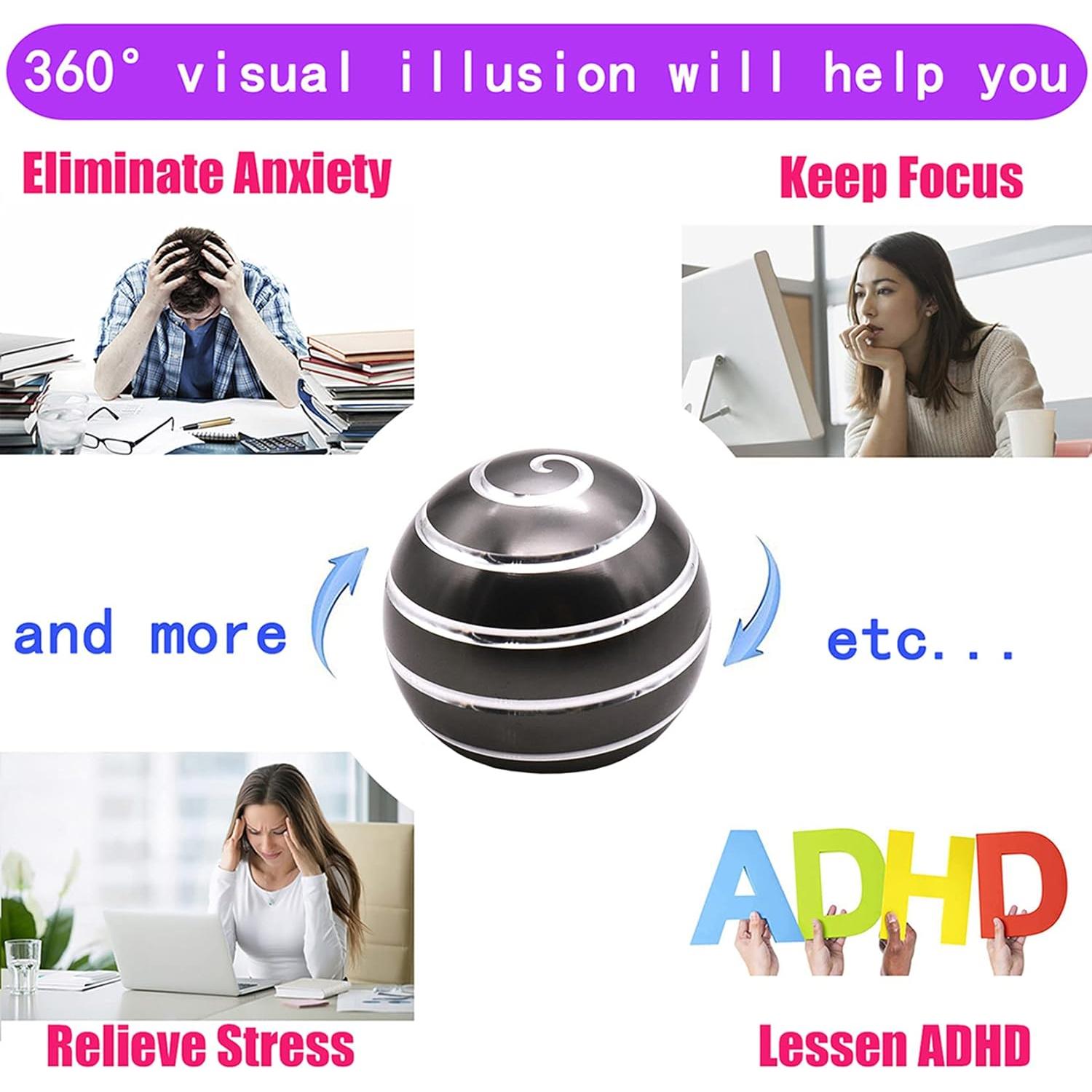 Juguete Cinético de Escritorio Samisoler 4.83 cm Alivio Estrés