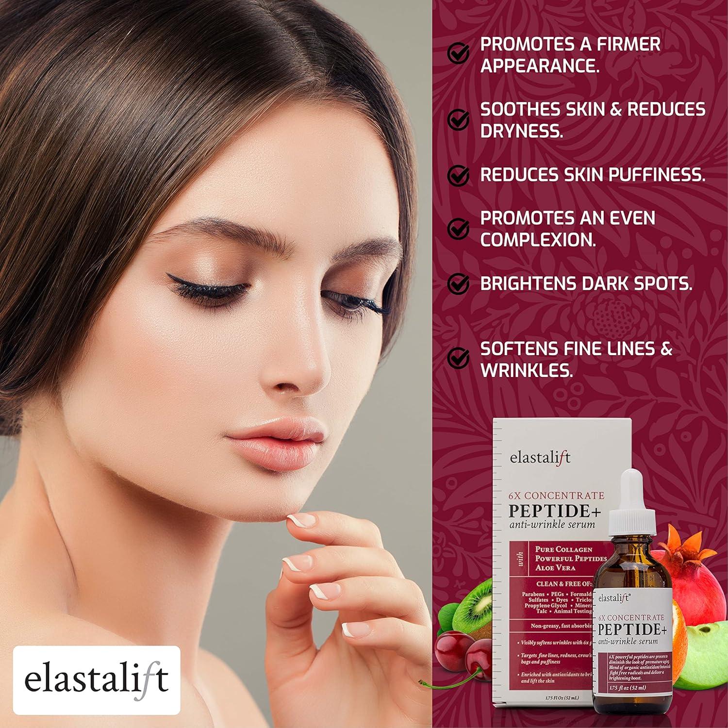 Suero Facial Hidratante Elastalift 51.24 ml - Péptidos y Colágeno