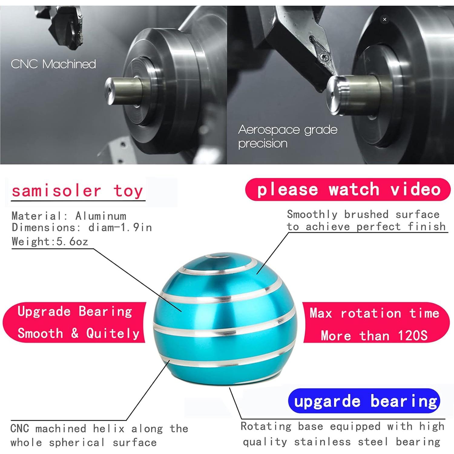 Juguete Cinético Antiestrés Samisoler Azul 4.83 cm