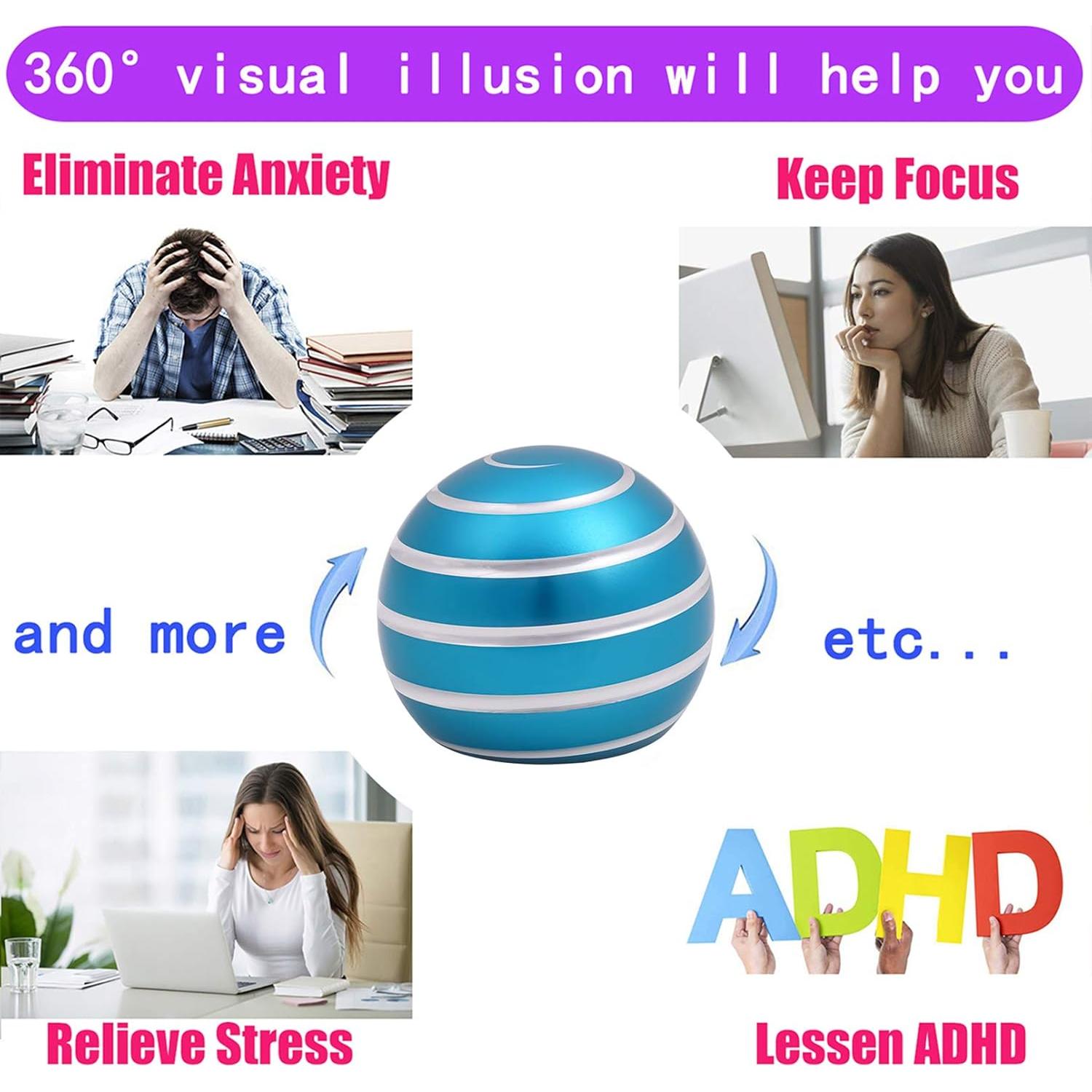 Juguete Cinético de Escritorio Samisoler 3,81 cm Alivio Estrés