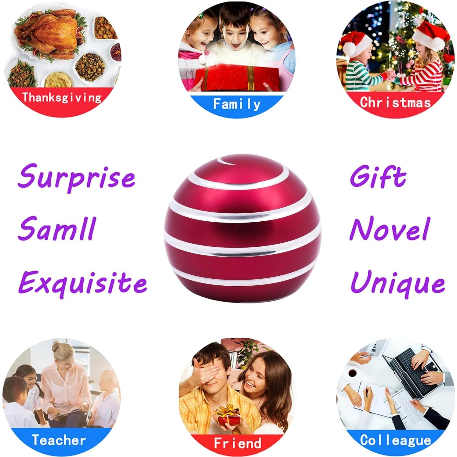 Juguete Cinético Samisoler Antiestrés 3,79 cm Rojo