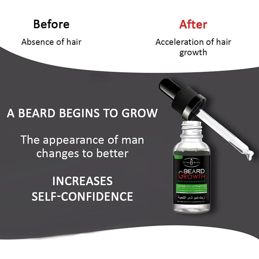 Aceite para Barba AICHUN BEAUTY 30ml - Nutrientes Naturales