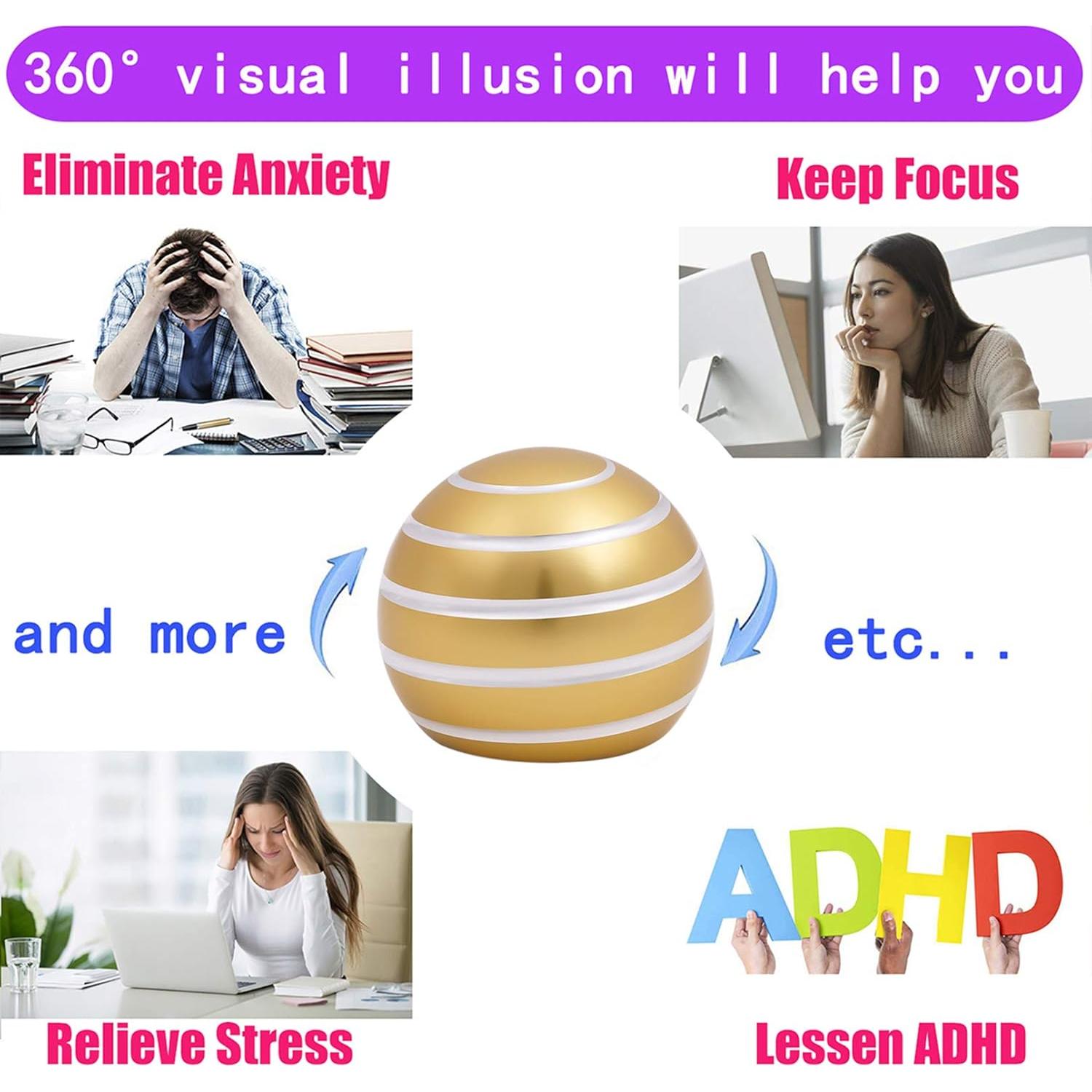 Juguete Cinético de Escritorio Samisoler 3,81 cm Alivio Estrés