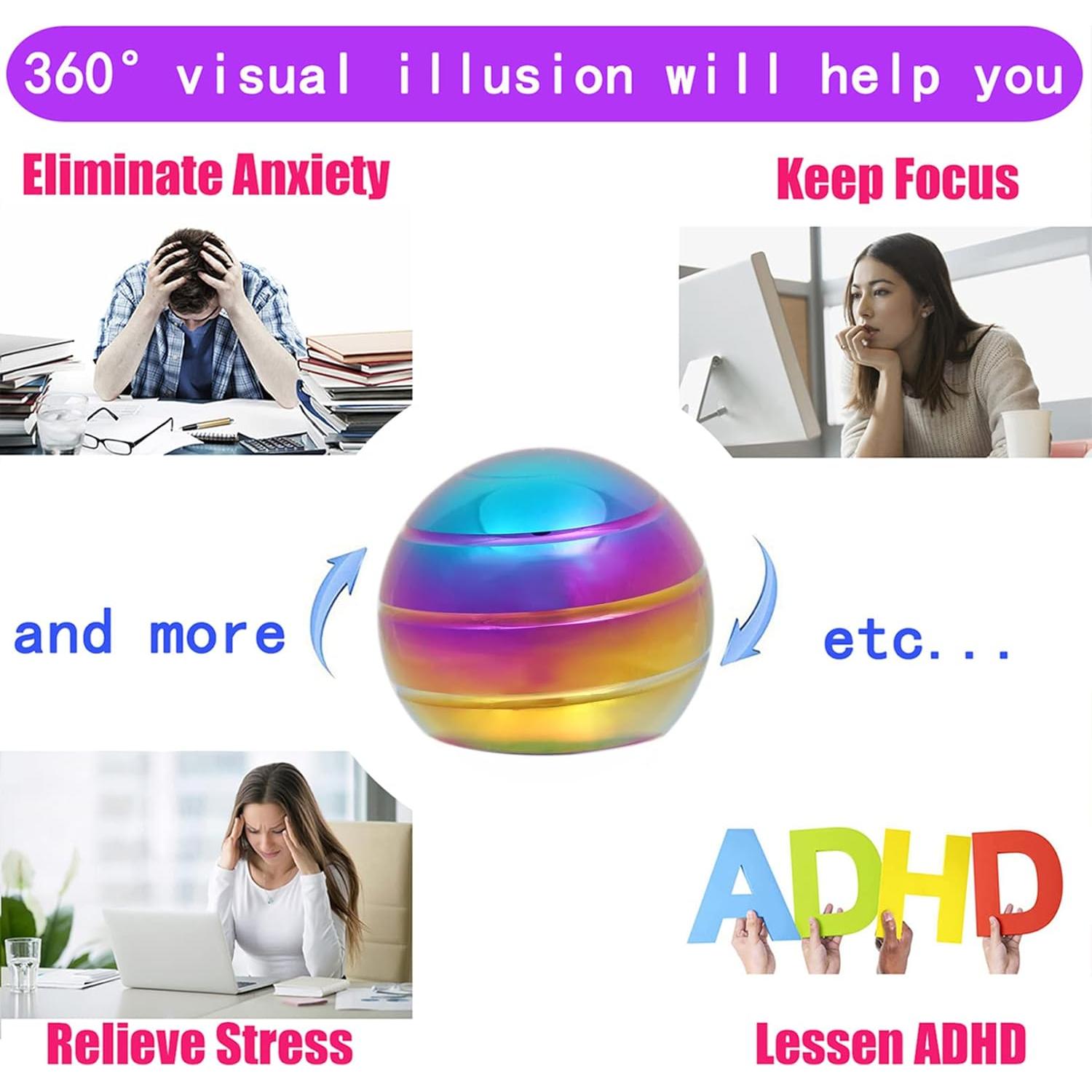 Juguete Cinético de Escritorio Samisoler 3,81 cm Alivio Estrés