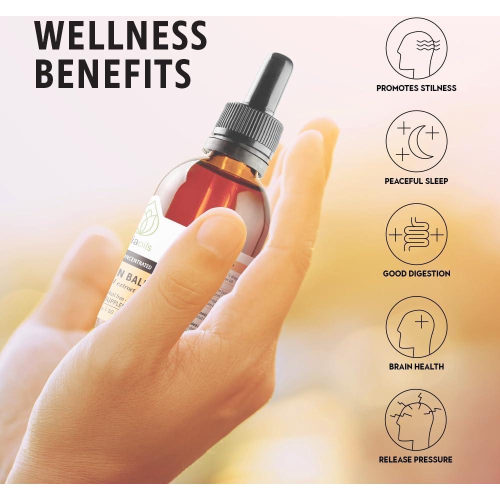 Extracto Líquido de Melisa Teliaoils 60 ml - Vegano y Sin Gluten