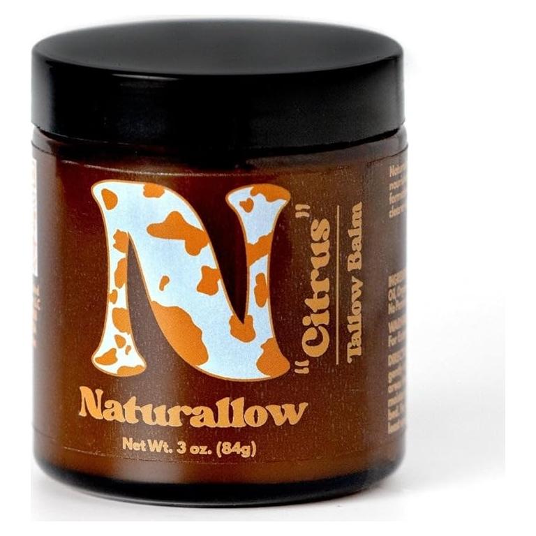 Bálsamo de Sebo Orgánico Naturallow 113g Cítrico - Hidratante Piel