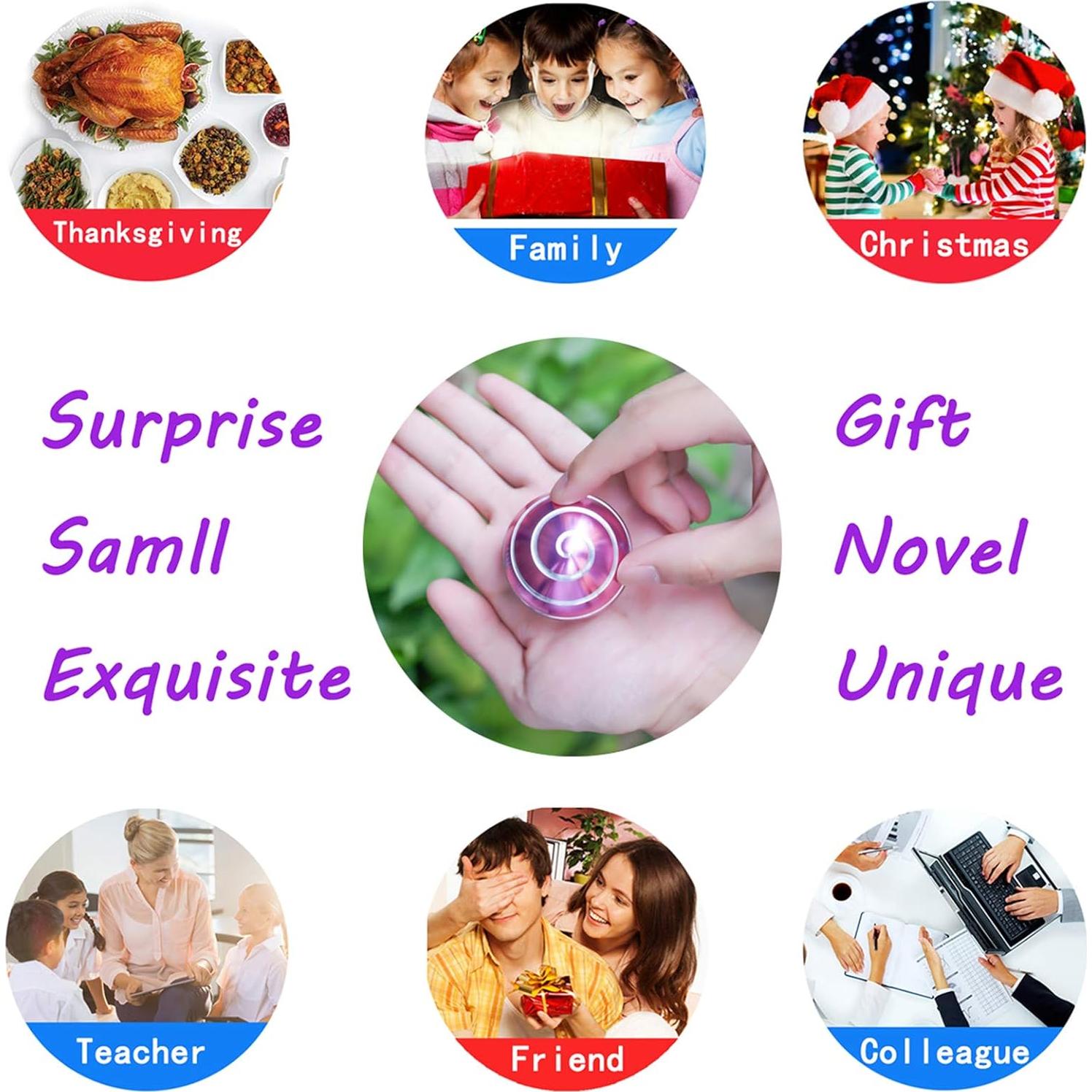 Juguete Cinético de Escritorio Samisoler Rosa y Plata