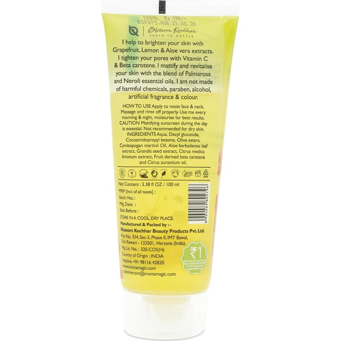 Limpiador Facial Aroma Magic Pomelo 100ml - Piel Grasa y Normal