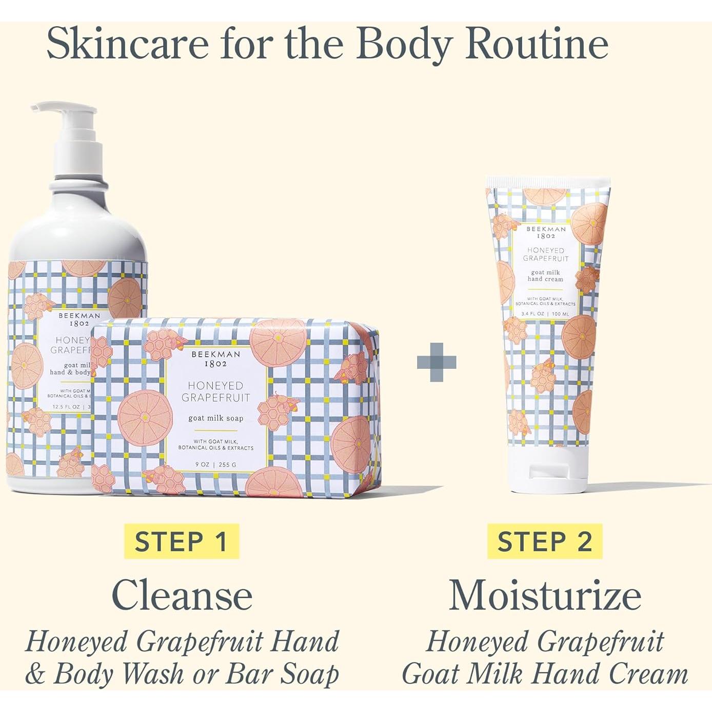 Crema de Manos Beekman 1802 Leche de Cabra Pomelo 96 g - Hidratante