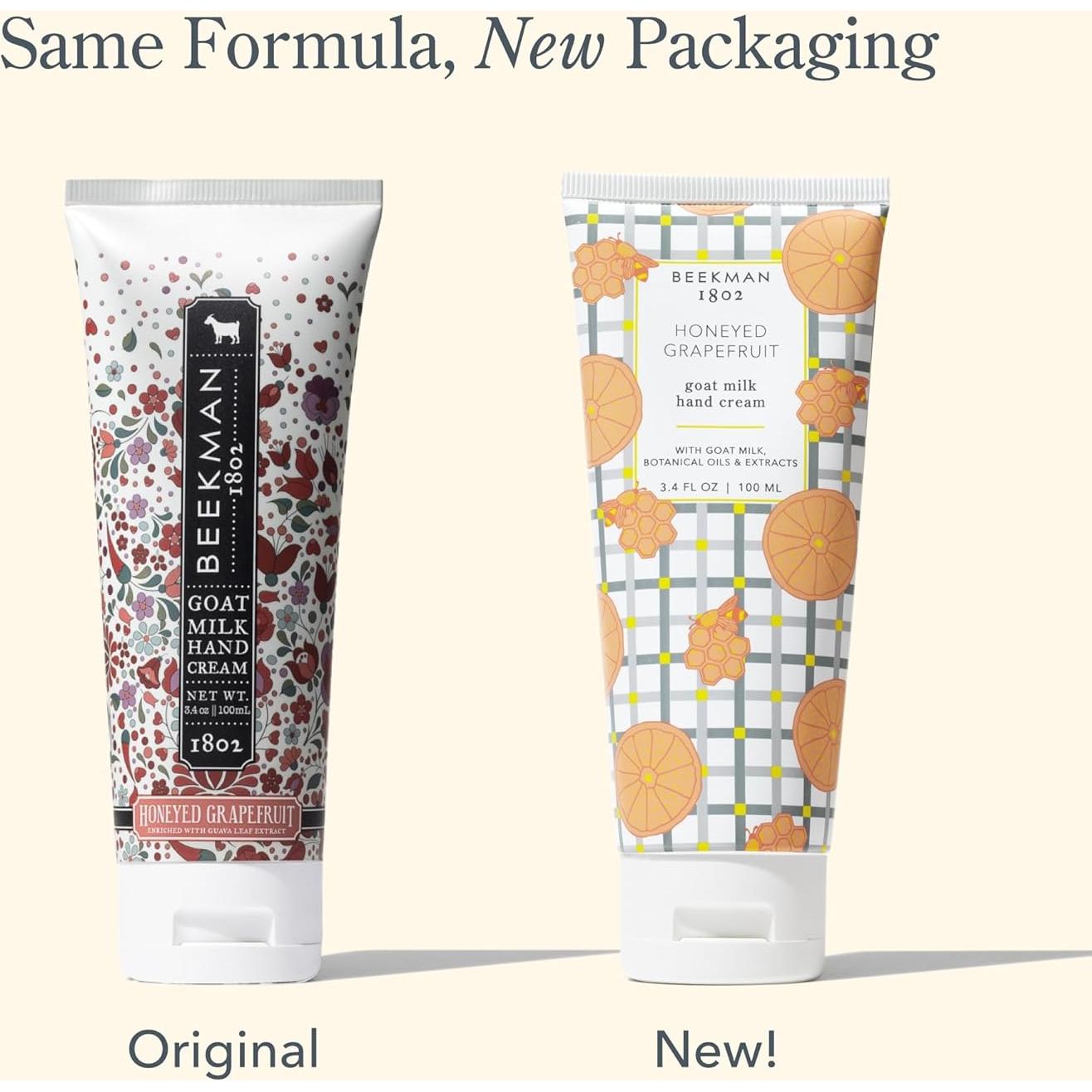 Crema de Manos Beekman 1802 Leche de Cabra Pomelo 96 g - Hidratante