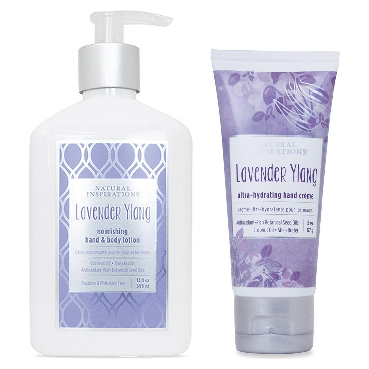 Set de Regalo de Loción y Crema para Manos Natural Inspirations - Lavanda Ylang