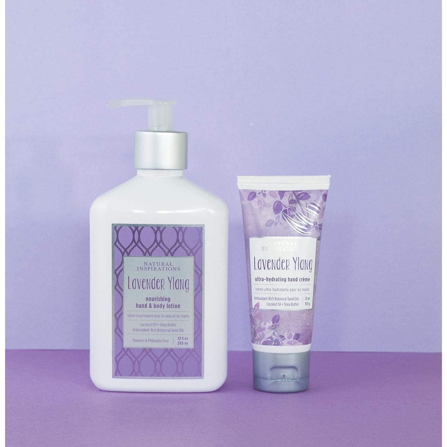 Set de Regalo de Loción y Crema para Manos Natural Inspirations - Lavanda Ylang