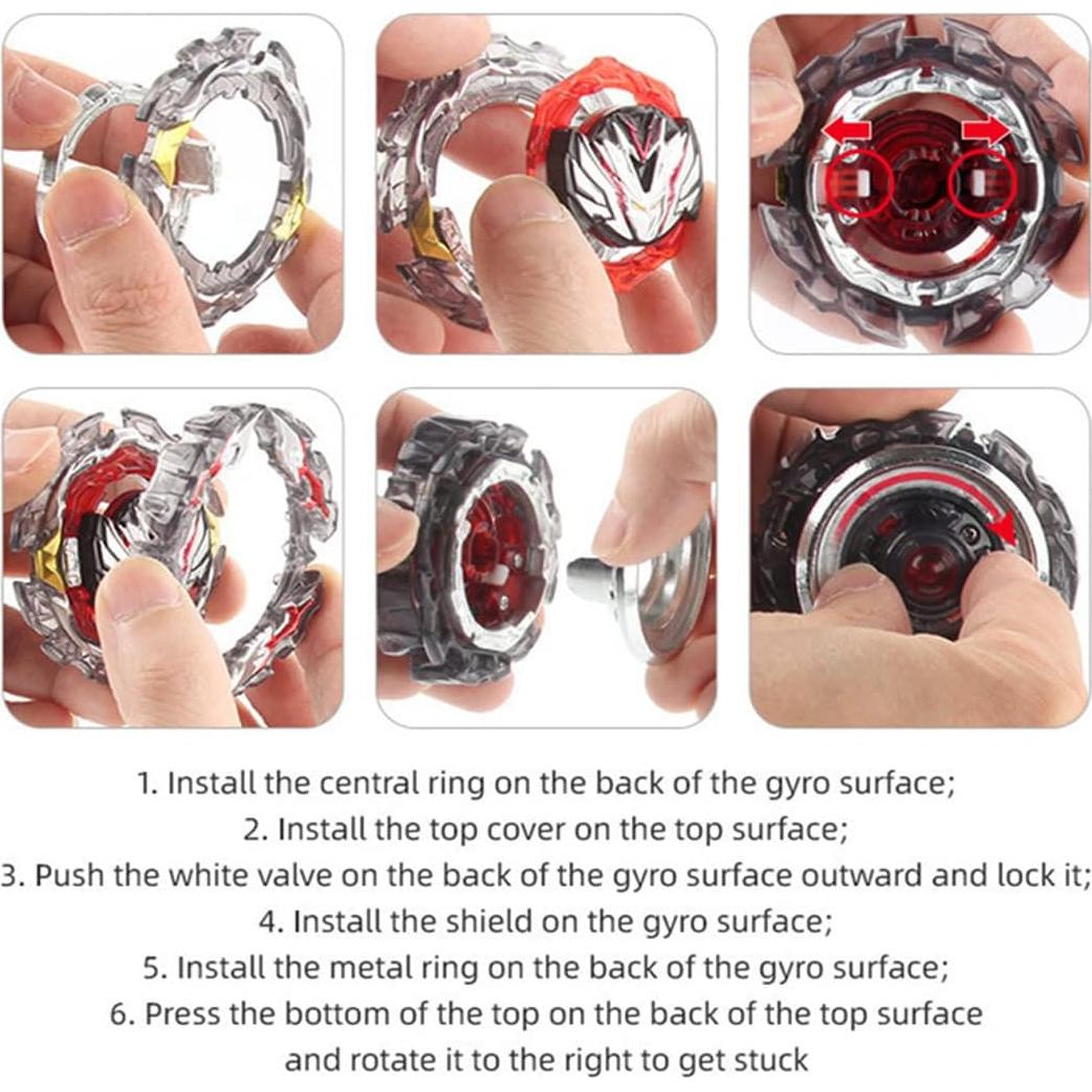 Trompos de Batalla EssTe B-195 Valkyrie con Lanzador