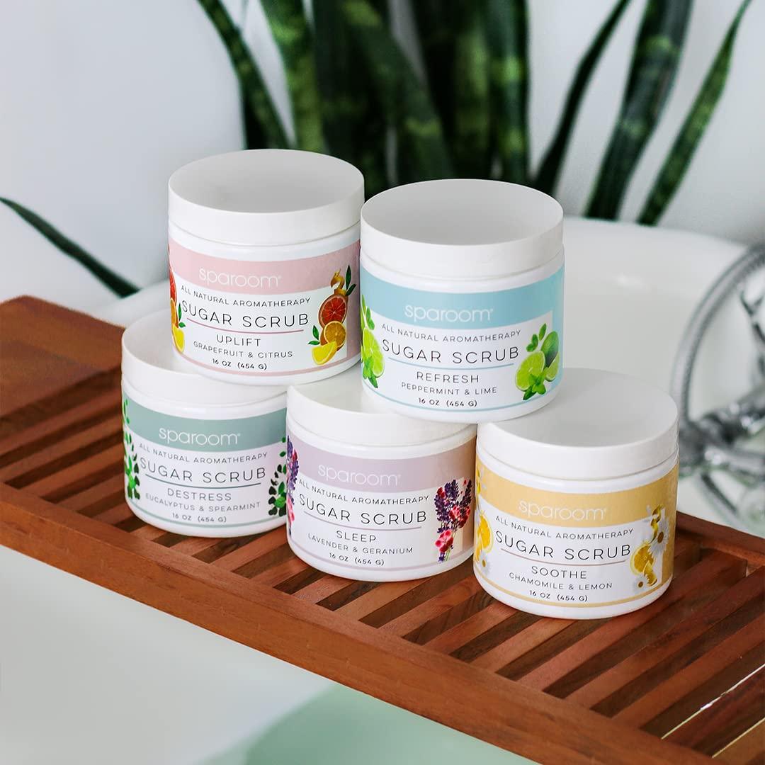 SpaRoom Manteca de Karité y Azúcar Exfoliante 453.6 g Uplift