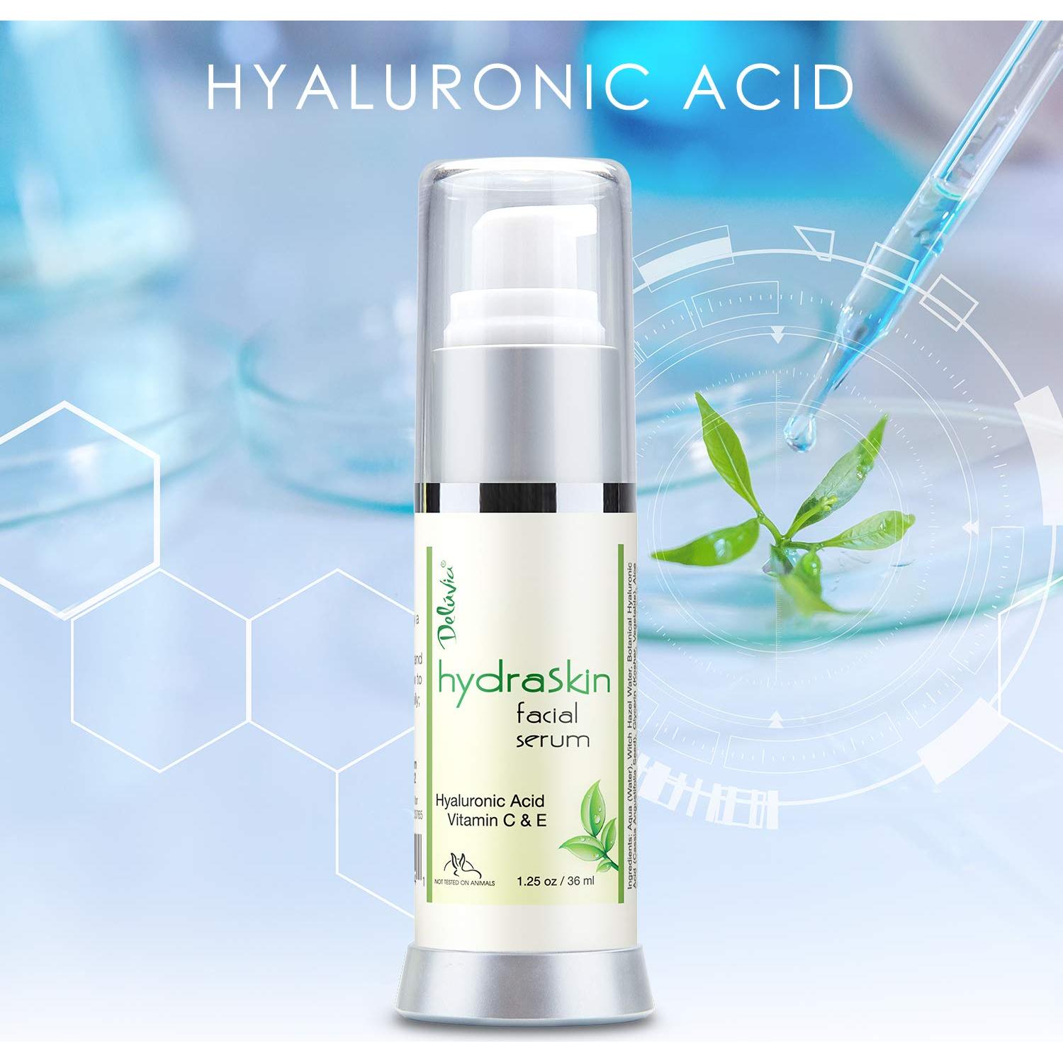 Suero Facial Vitamina C Deluvia 42g - Hidratante Ácido Hialurónico