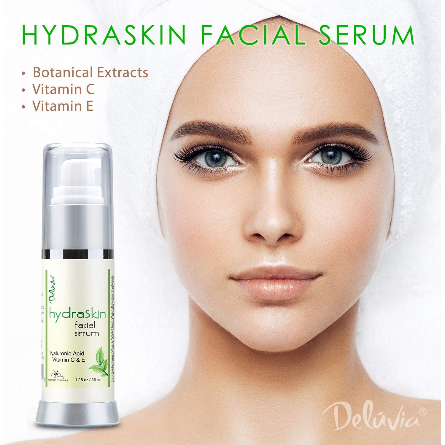 Suero Facial Vitamina C Deluvia 42g - Hidratante Ácido Hialurónico