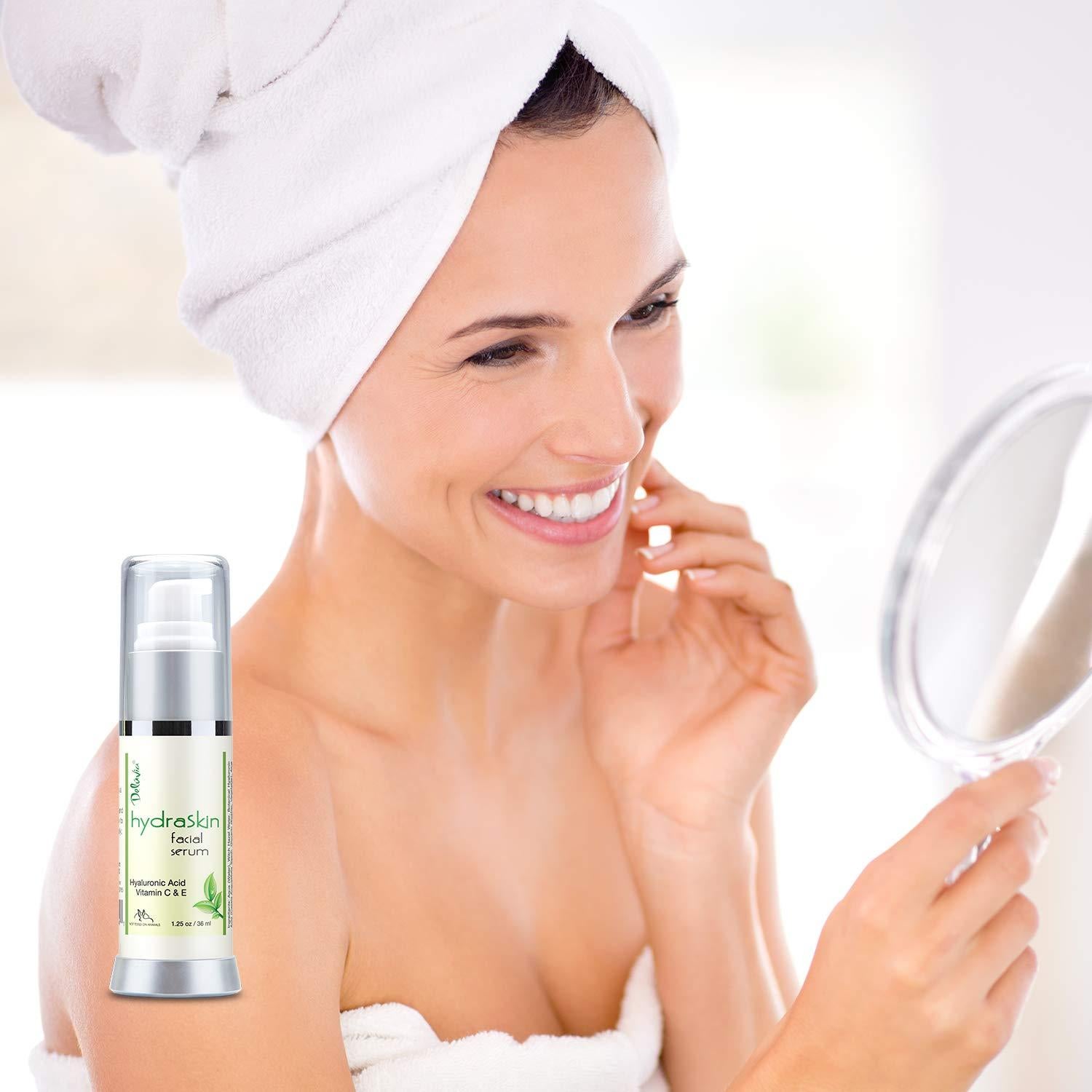 Suero Facial Vitamina C Deluvia 42g - Hidratante Ácido Hialurónico