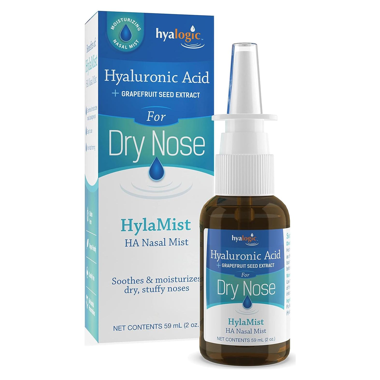 Spray Nasal Hyalogic HylaMist 59ml | Ácido Hialurónico Hidratante