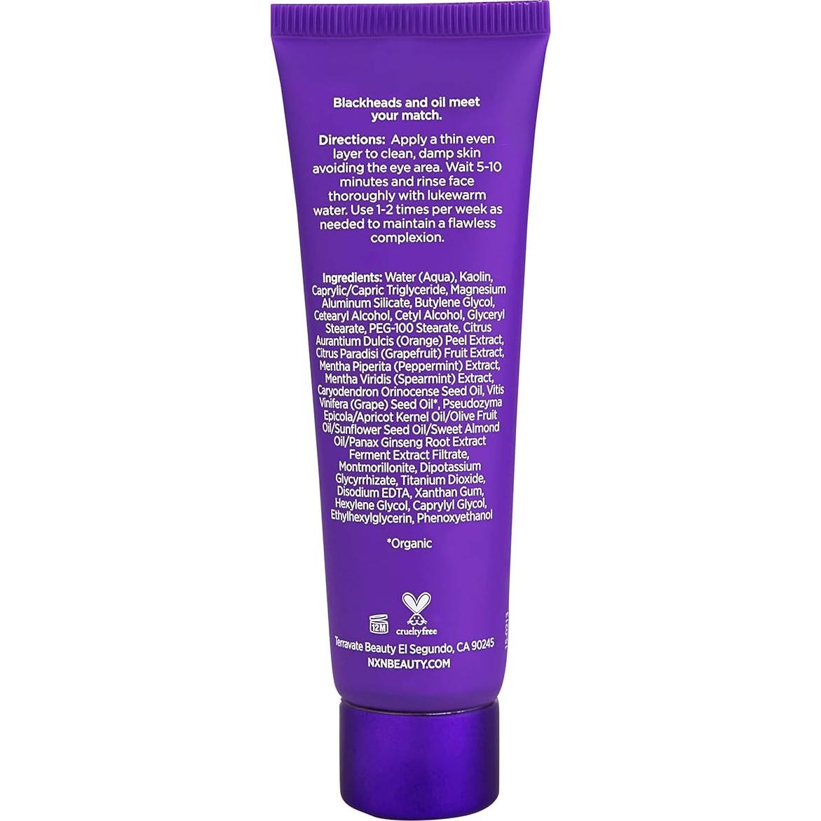 Máscara Facial Detoxificante NXN con Arcilla Kaolin 29.57 ml