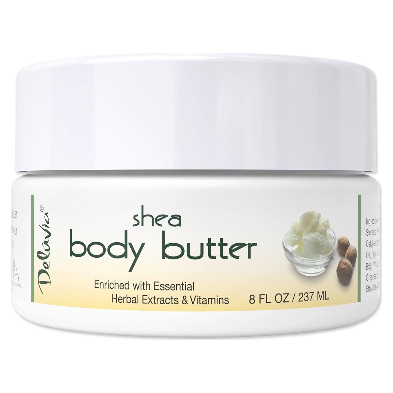 Manteca Corporal Deluvia Shea 255g - Hidratante Orgánico