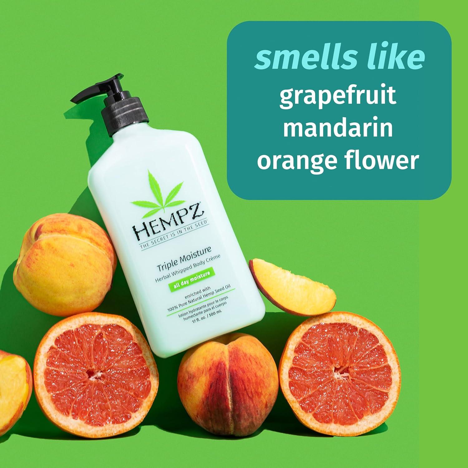 Crema Corporal Batida Herbal Hempz 500 ml - Paquete de 2