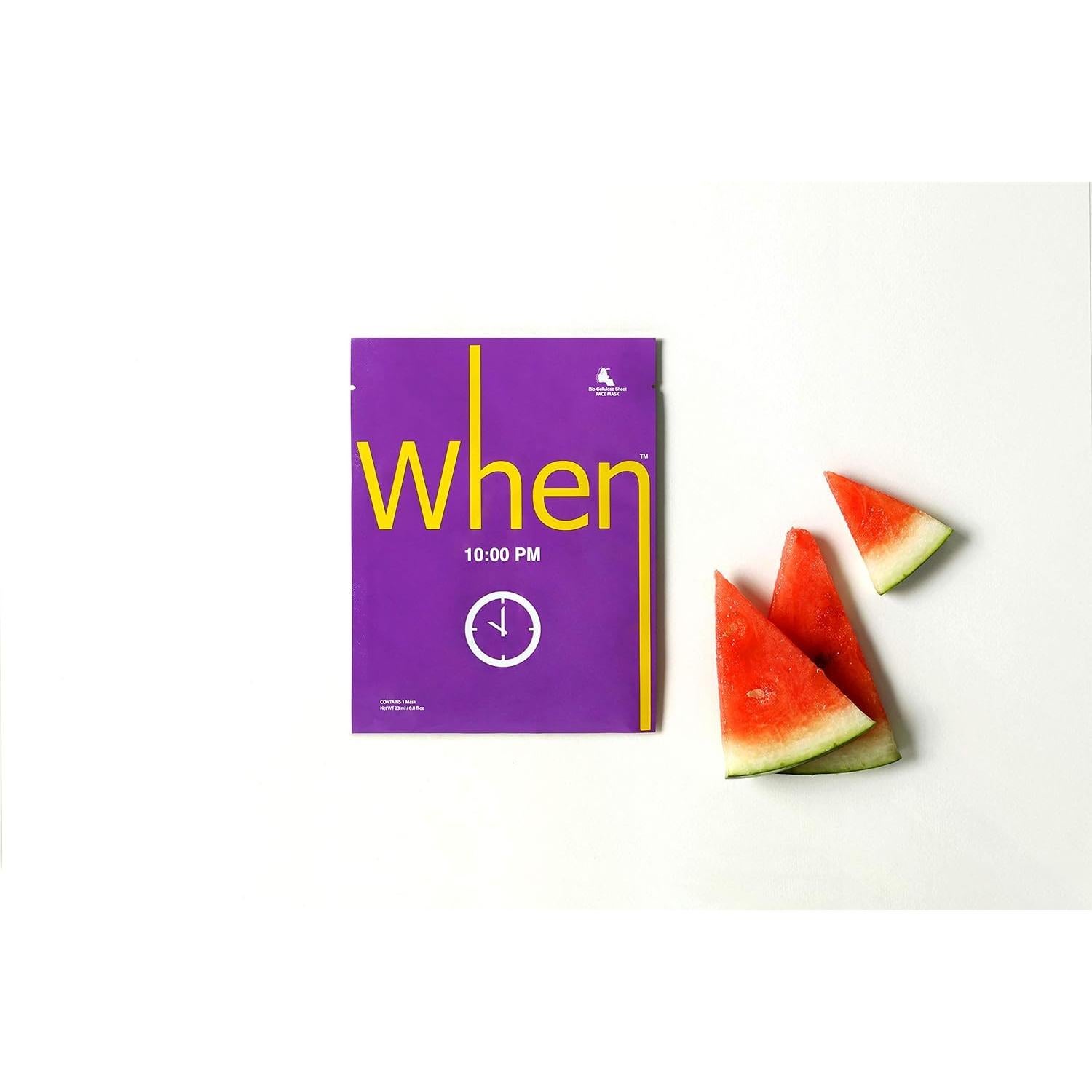 Mascarilla Facial Bio-Celulosa Anti-Envejecimiento When Beauty - Set 12 Piezas