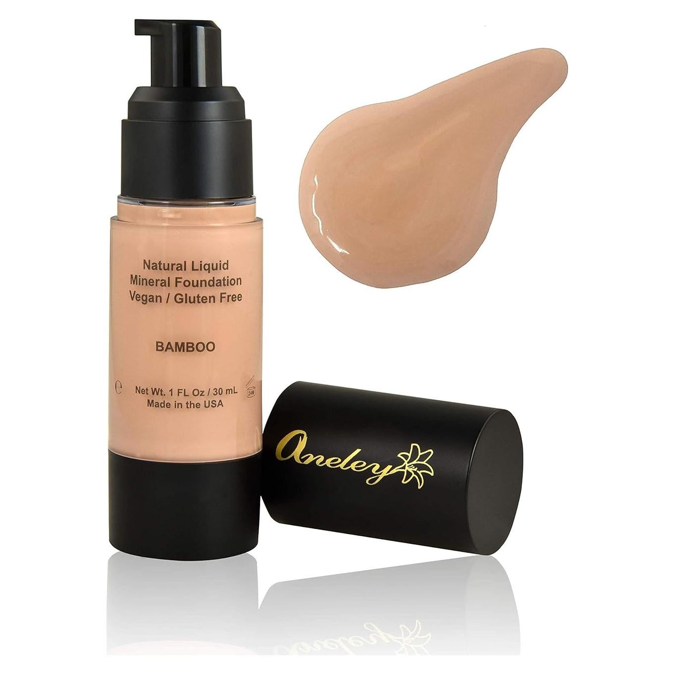 Base Líquida Orgánica Vegana Aneley Cosmetics Bamboo 59g