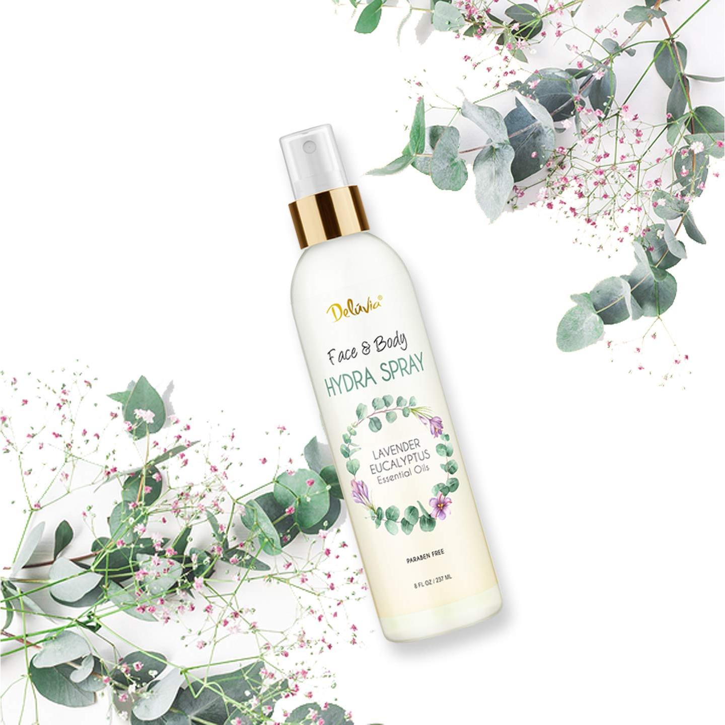 Spray Hidratante Deluvia 181ml Lavanda Eucalipto Aloe Vera