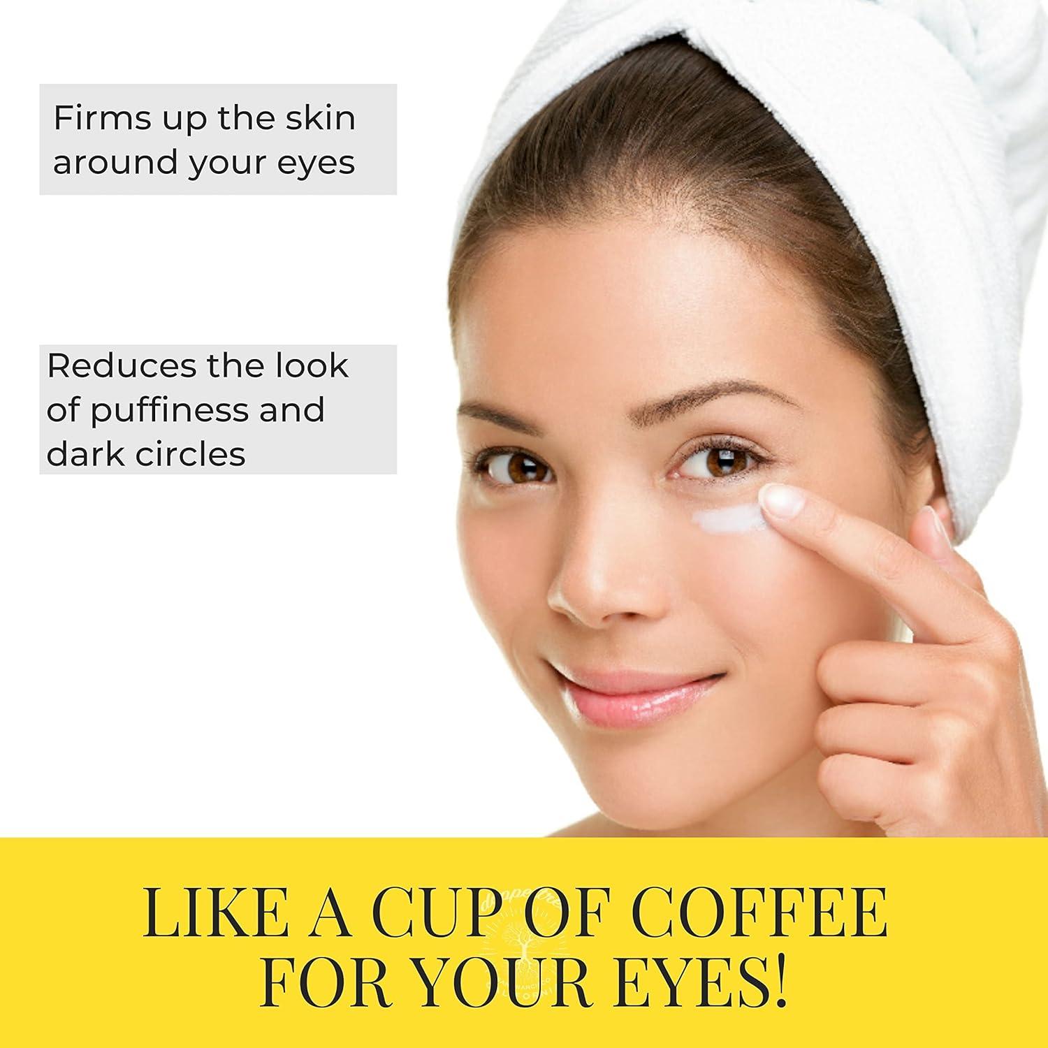 Crema para Ojos Doppeltree con Cafeína 15ml - Antiarrugas y Reafirmante