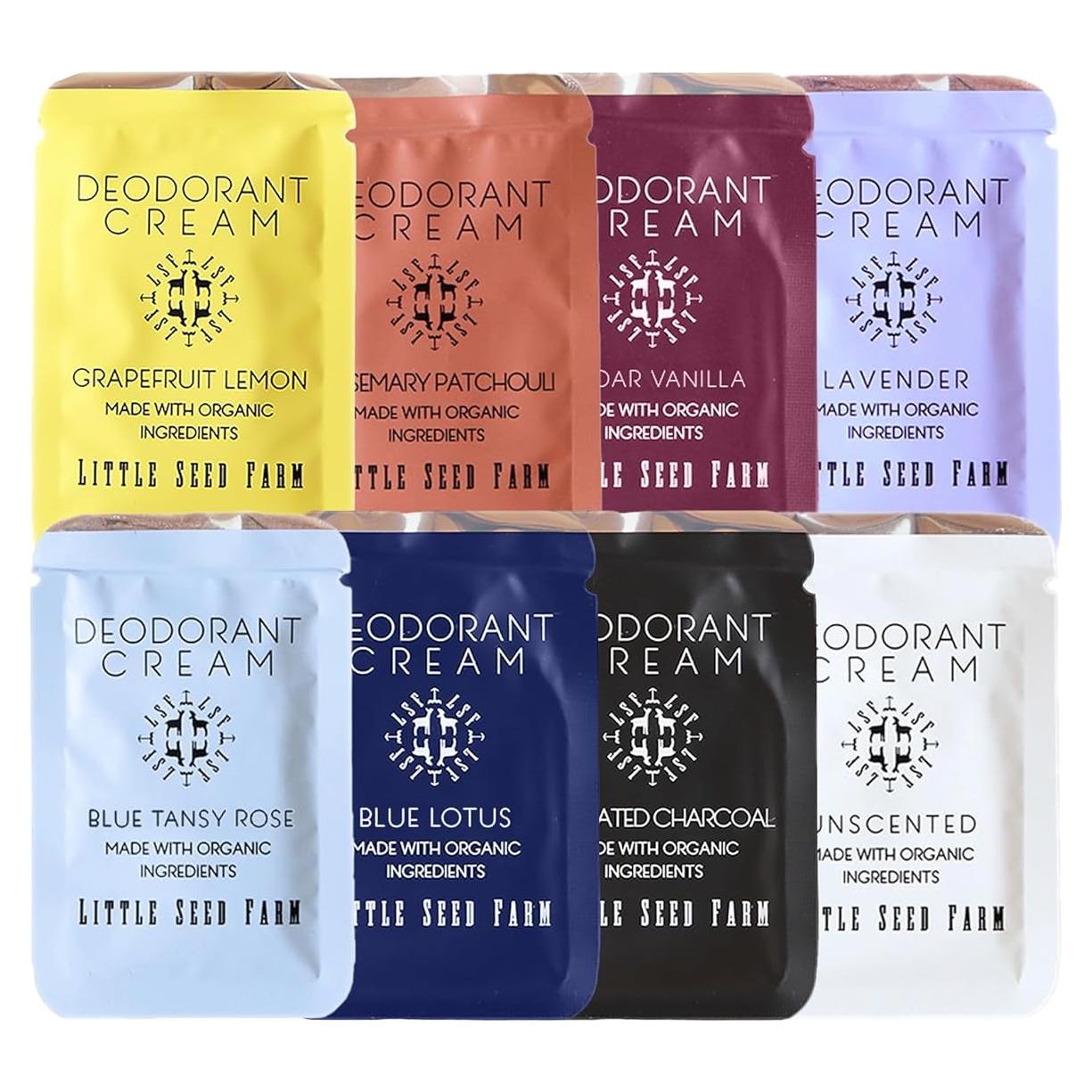 Muestras de Crema Desodorante Little Seed Farm - 8 Aromas