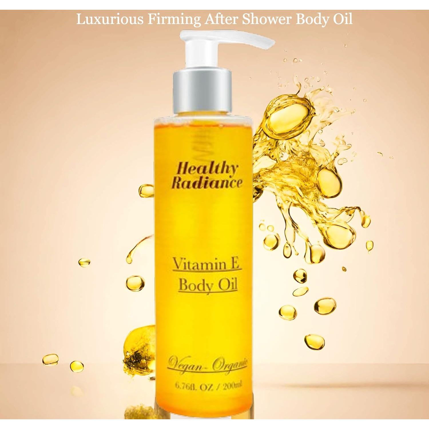 Aceite Corporal Vegano Healthy Radiance 198.5 ml Vitamina E