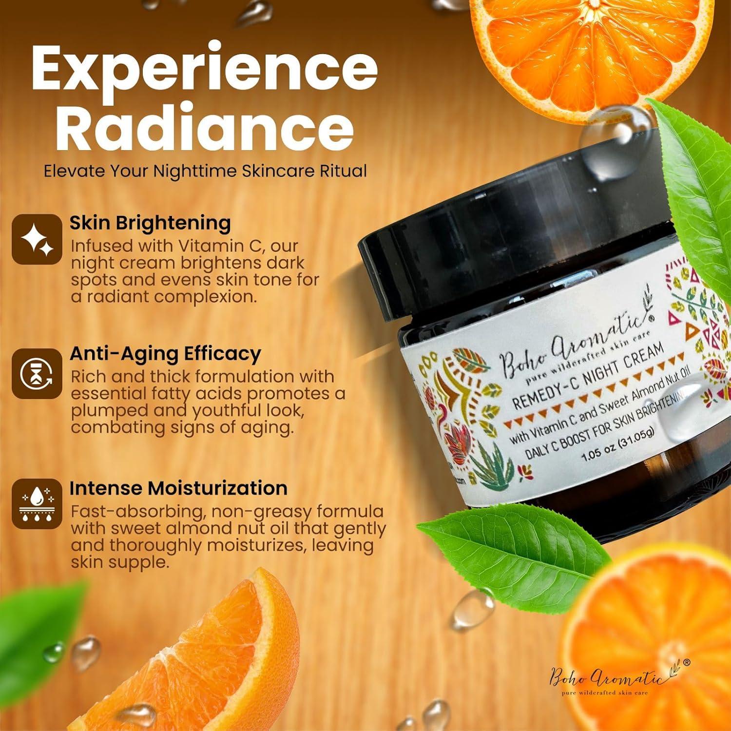 Crema Nocturna Hidratante Boho Aromatic Remedy-C 31g