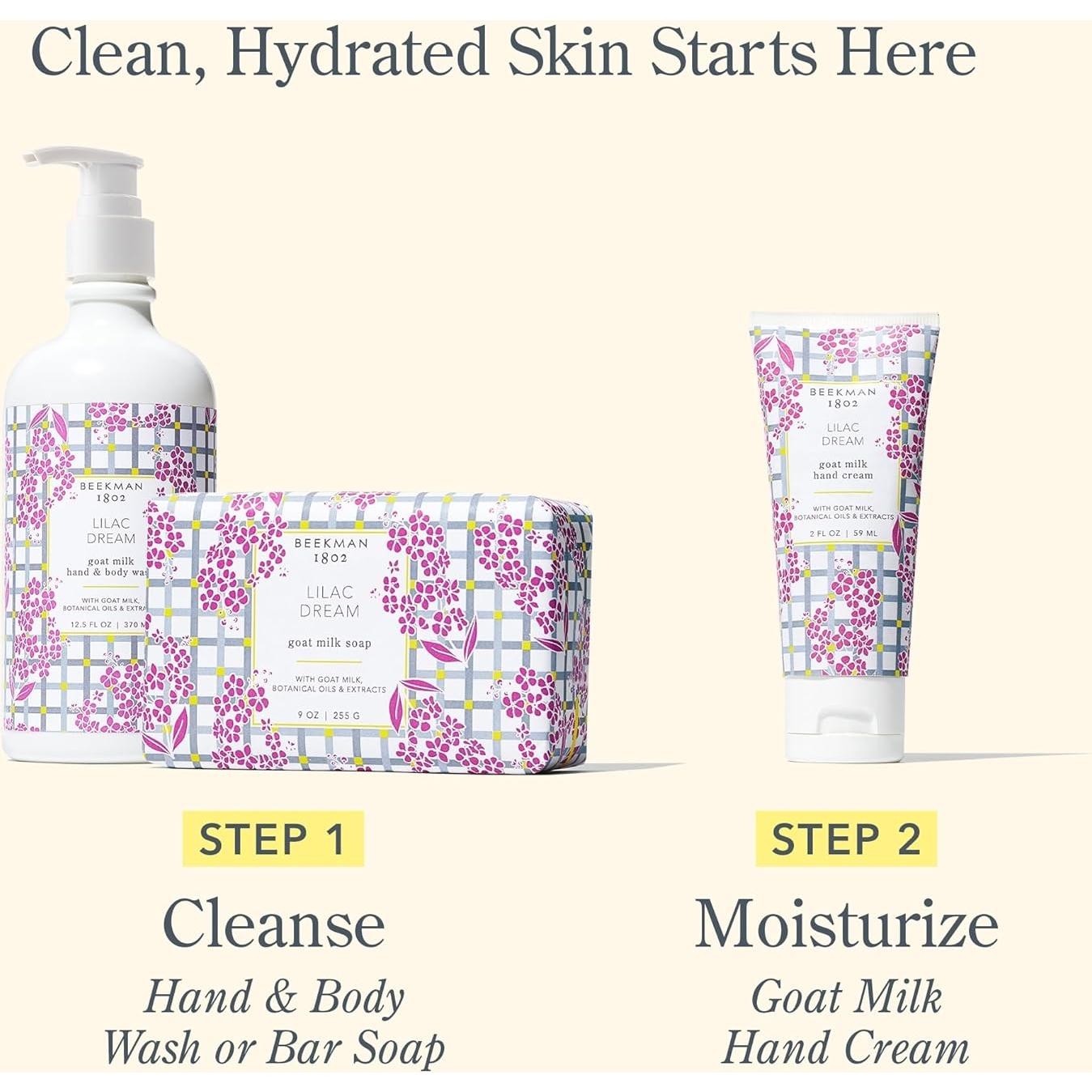 Crema de Manos Beekman 1802 Sueño de Lila - 56.7 g - Nutre y Hidrata