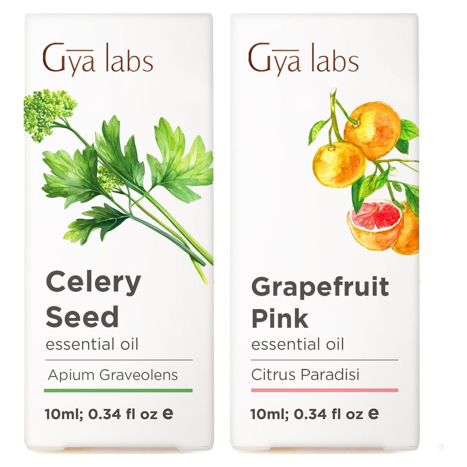 Set de Aceites Esenciales Gya Labs 100% Naturales 2x10ml