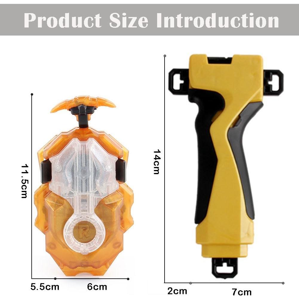 Lanzador Bey Battling DB B-184 Dorado con agarre