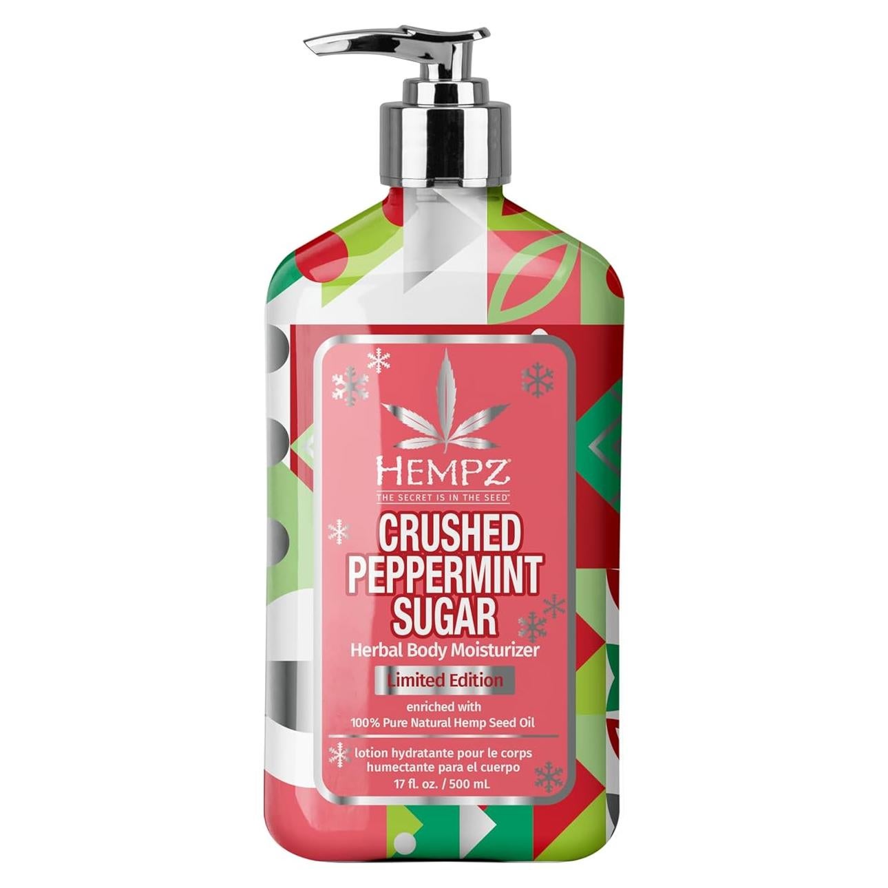 Loción Corporal Hidratante Hempz Azúcar de Menta 500 ml