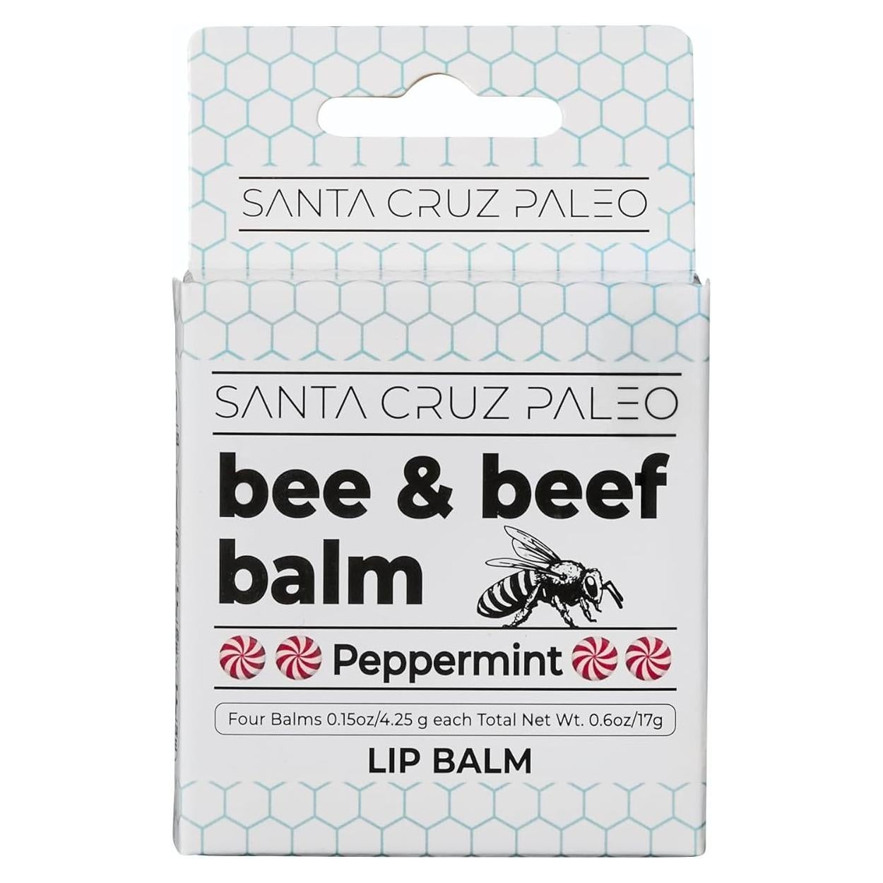 Bálsamo Labial Natural Santa Cruz Paleo Menta 4x4.25g