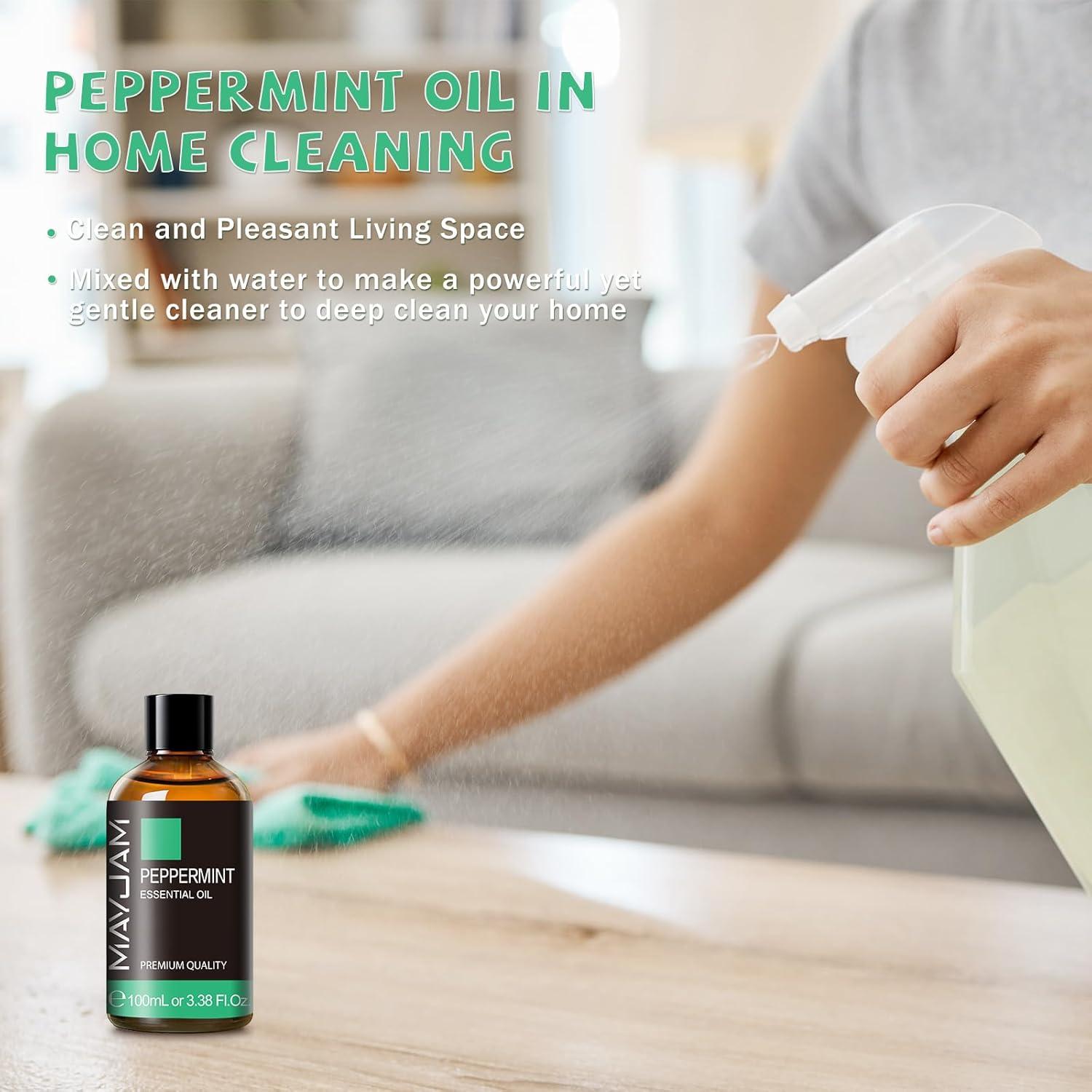 Aceite Esencial de Menta MAYJAM 100ml - Aromaterapia y Cuidado