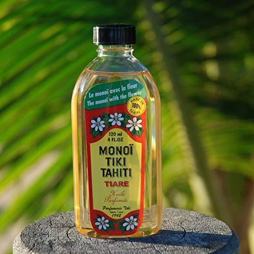 Aceite de Coco Tiare Monoi Tiki Tahiti 118 ml - Hidratante Piel y Cabello