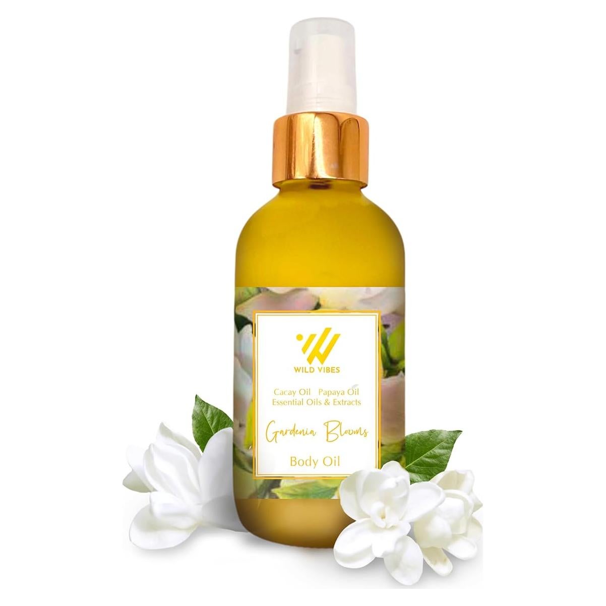 Aceite Corporal Orgánico Wild Vibes Gardenia Blooms 113.4 ml