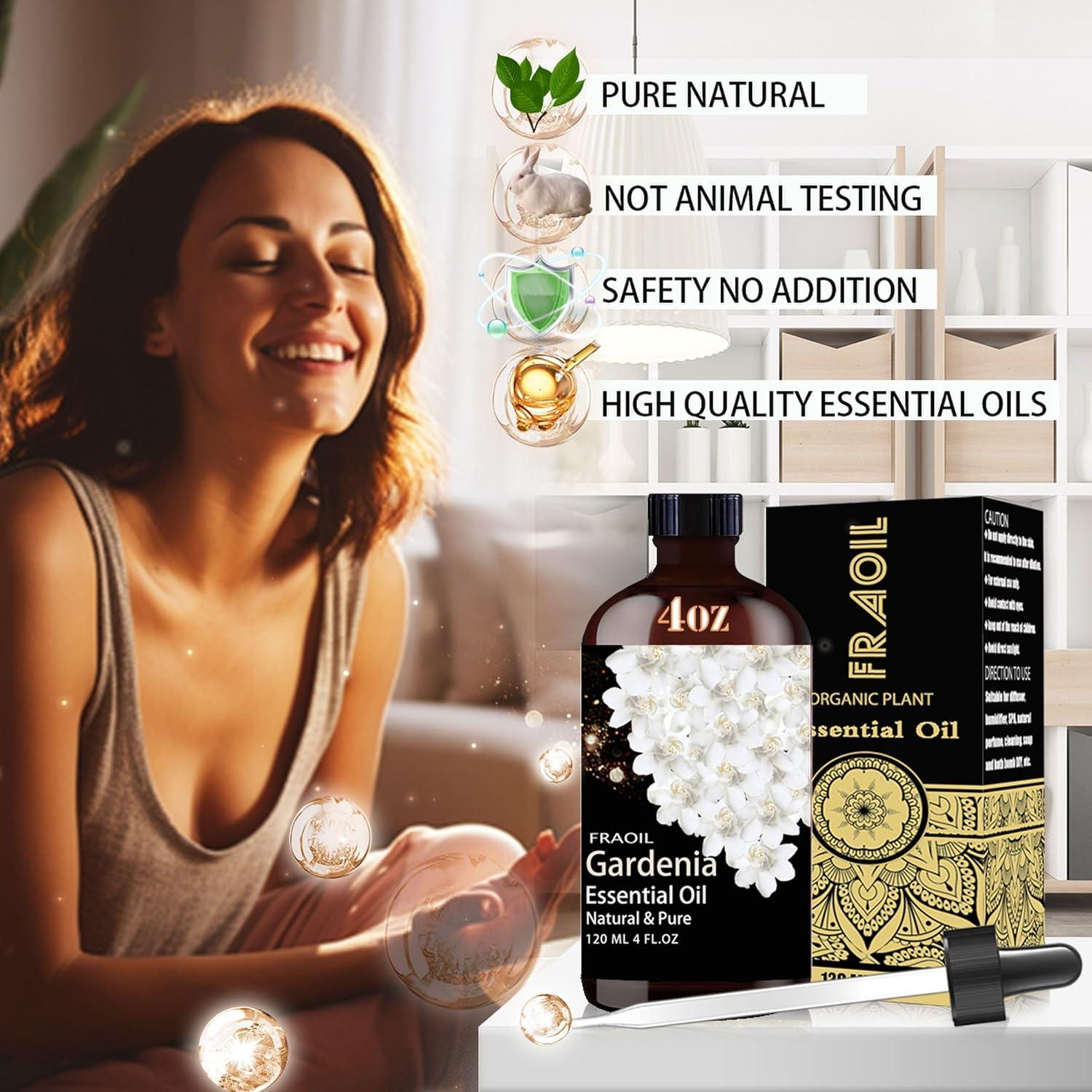 Aceite Esencial de Gardenia FRAOIL 120ml para Aromaterapia