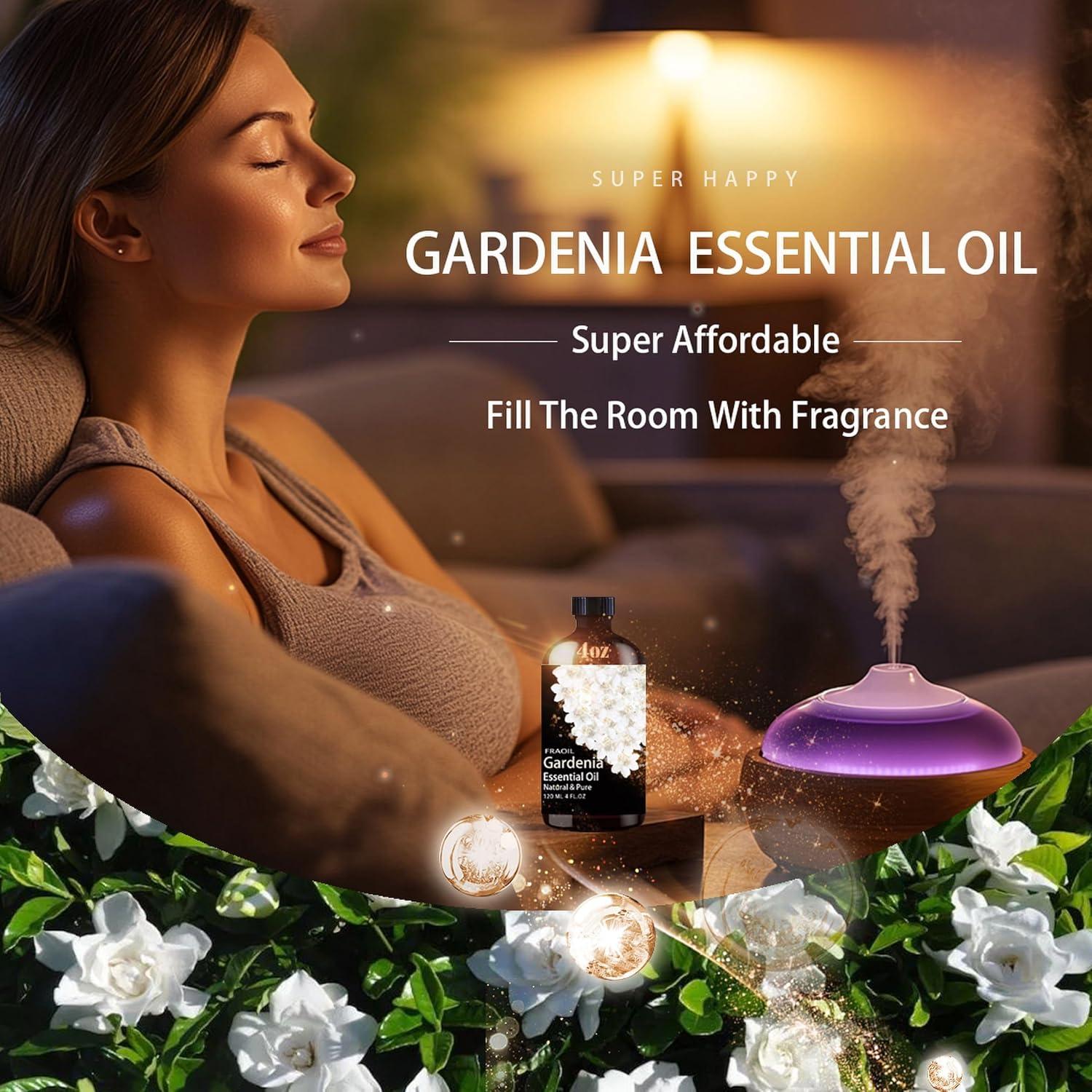 Aceite Esencial de Gardenia FRAOIL 120ml para Aromaterapia