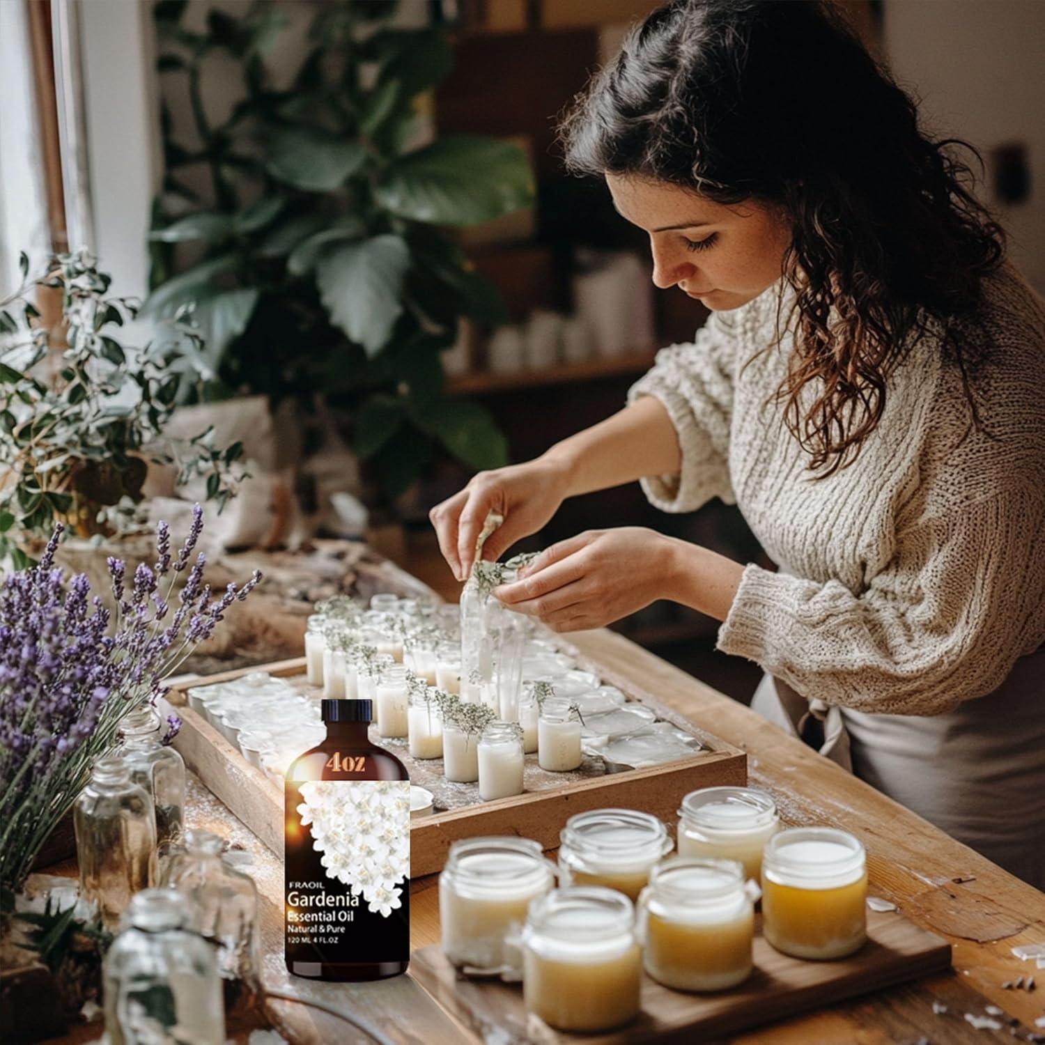Aceite Esencial de Gardenia FRAOIL 120ml para Aromaterapia