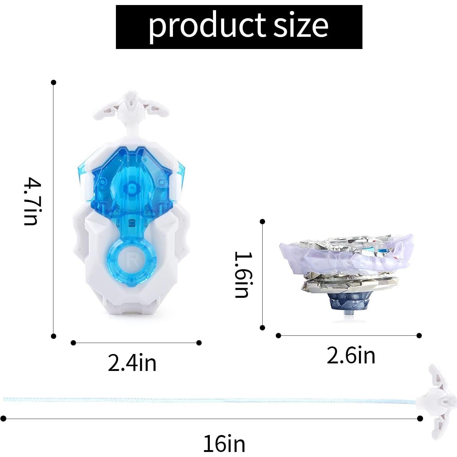 Conjunto Beyblade VERSIÓN METÁLICA B-189 Longinus 181g