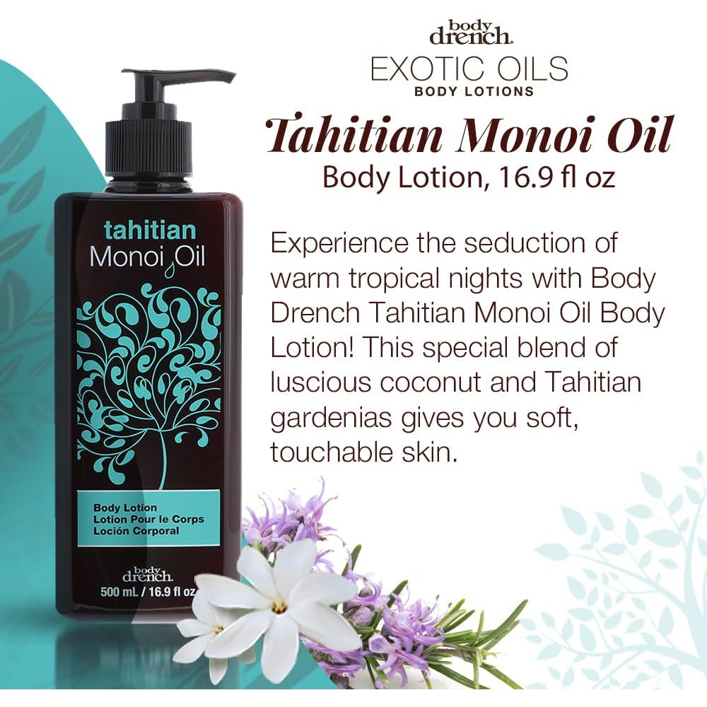Loción Corporal Hidratante Body Drench 500 ml - Aceite de Monoi y Coco